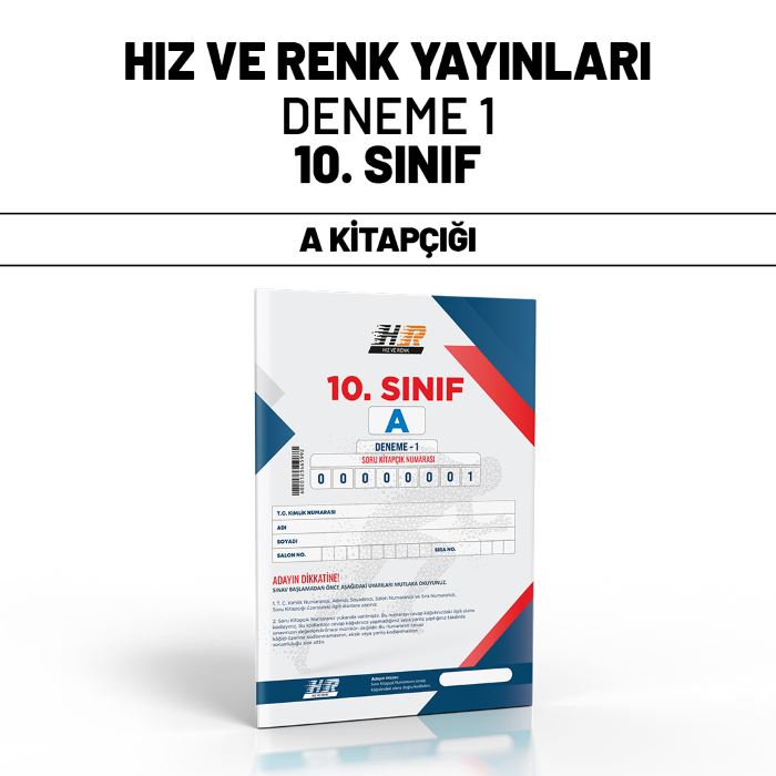 HIZ RENK 10.SINIF SÜREÇ ANALİZ SERİSİ 1-A - 25-26